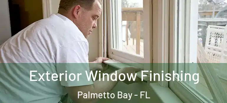 Exterior Window Finishing Palmetto Bay - FL