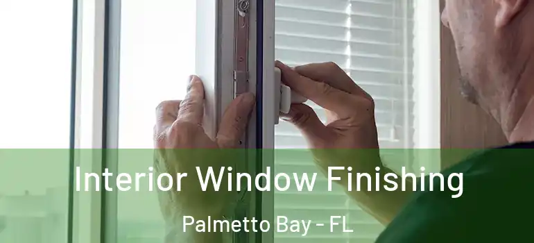  Interior Window Finishing Palmetto Bay - FL
