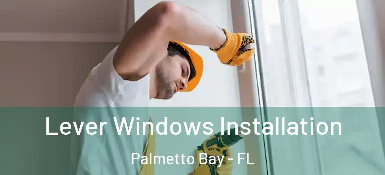  Lever Windows Installation Palmetto Bay - FL