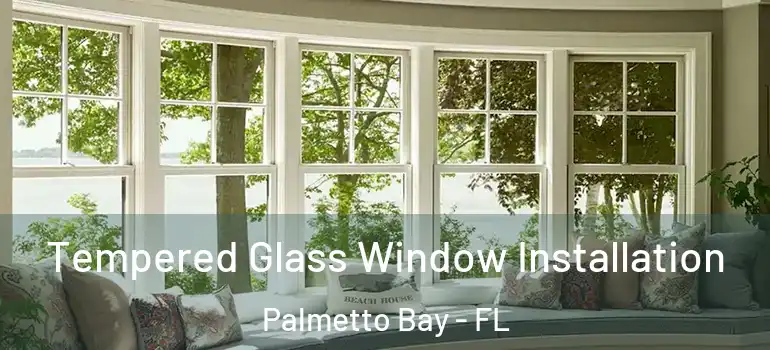  Tempered Glass Window Installation Palmetto Bay - FL